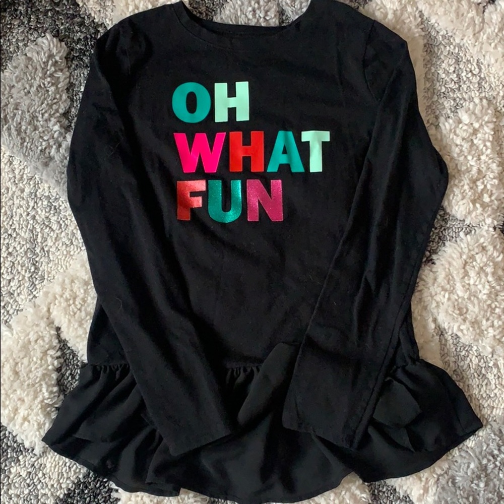 long sleeve Cat & Jack graphic tee